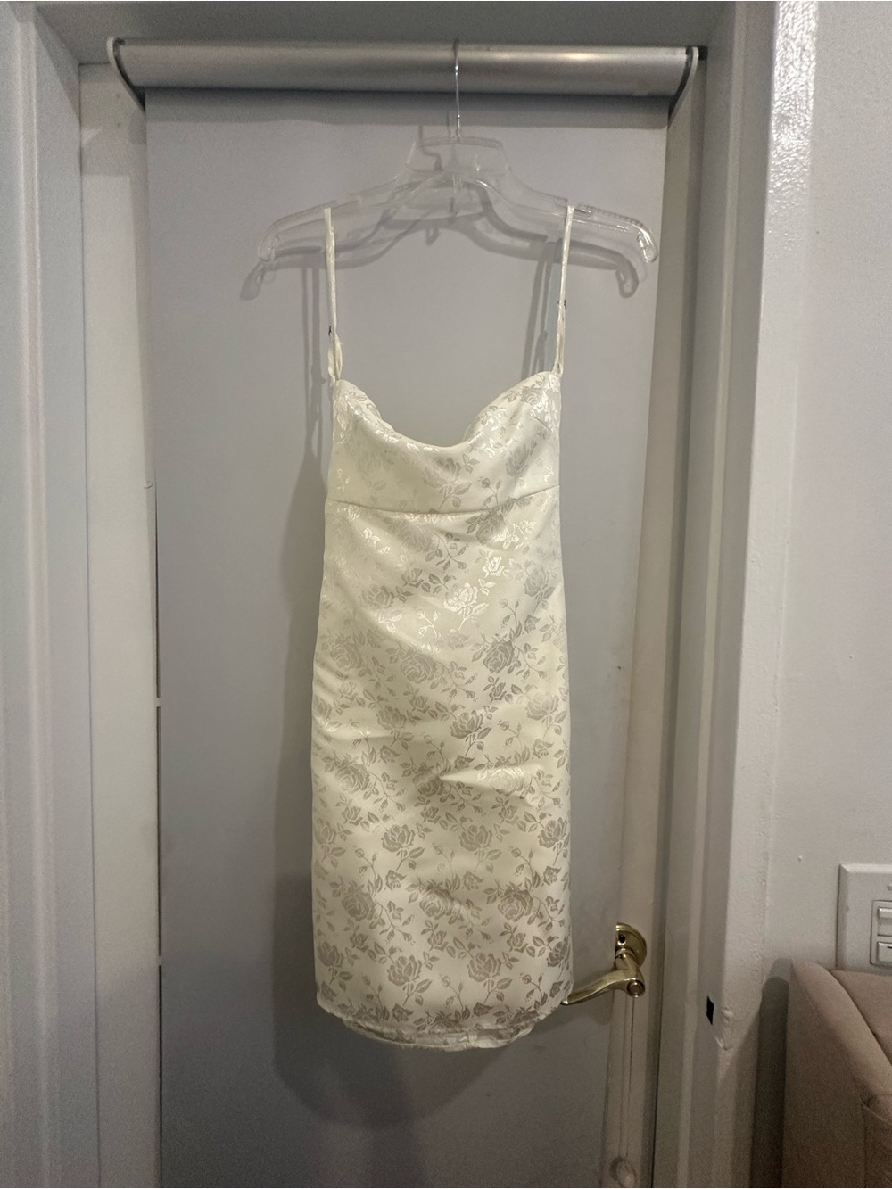 Lucy in the Sky Cream Floral Slip Dress